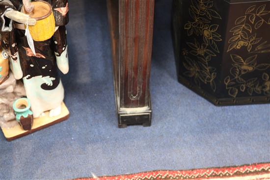 A late 19th century Chinese rosewood altar table, W.6ft 2in.